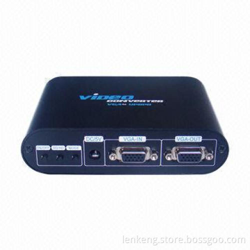 LKV2300 VGA to Component Video Converter Lenkeng with 5V DC/1A Power Supply, 3W Power Consumption